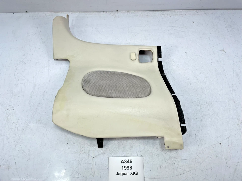 ✅ 97-00 OEM Jaguar XK8 XKR Cubierta Trasera Derecha Pasajero Cuarto Borde Marfil Foto 1 de 4