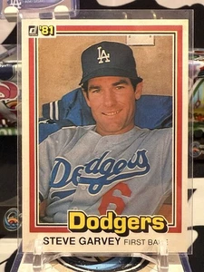 1981 Donruss #56 - Steve Garvey Los Angeles Dodgers JH 13J - Picture 1 of 2