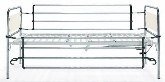 Sponde Letto Degenza Universali Ribaltabili in Acciaio per Anziani e Disabili - Immagine 1 di 1