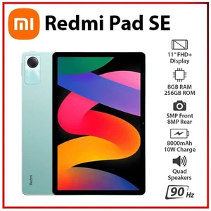 (Wi-Fi) Xiaomi Redmi Pad SE 8GB+256GBGB GREEN Octa Core Android PC Tablet NEW - Bild 1 von 4