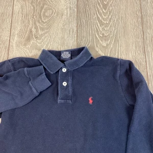 Polo Ralph Lauren Kids Long Sleeve Collared Navy Blue Pony Kids 5 - Picture 1 of 4