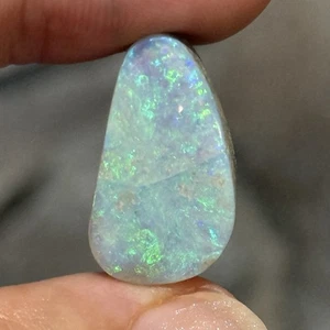 14,15ct 21,9x13x6,2mm Massiver Grün Blau Australischer Opal Cabochon Edelstein - Bild 1 von 10