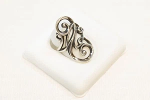 James Avery ELECTRA Sterling Silver Scroll Ring size 6.5 (JEB#12) - Picture 1 of 10