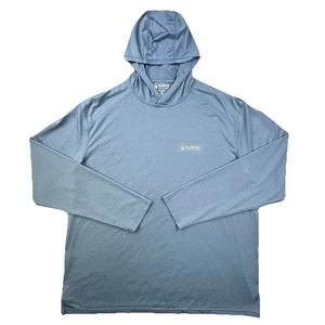 Felpa con cappuccio Alaskan Hardgear Performance uomo XL blu strato base escursionismo Duluth Trading - Foto 1 di 9