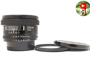[MINT w/Hood] Nikon AF Nikkor 20mm f/2.8 Wide Angle Lens for F Mount  From JAPAN - Picture 1 of 24