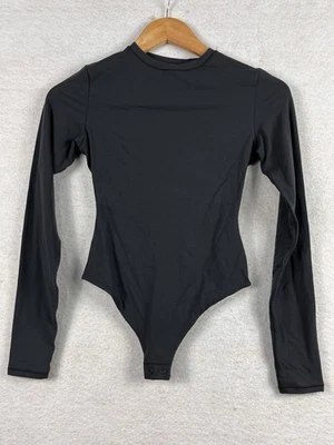 Nuevo con etiquetas Skims - Se adapta a todos Body manga larga cuello redondo - XS - Ónix Foto 1 de 4