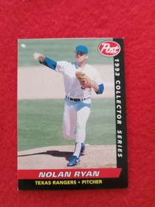 1993 Post Baseball Card #20 of 30  NOLAN RYAN Rangers  Excellent - Picture 1 of 2
