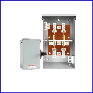 Interrupteur générateur 240V 200 Ampères avec fonctions de sécurité pour un fonctionnement sans couture - Photo 1/9