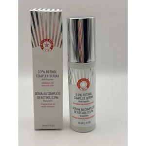 First Aid Beauty 0.3% Retinol Complex Serum with Peptides for Sensitive Skin 1oz - Picture 1 of 6