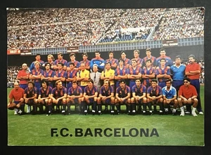 Cartolina F.C.BARCELONA - PLANTILLA F. C. BARCELONA 86-87 - FG, VG, colori - - Picture 1 of 2