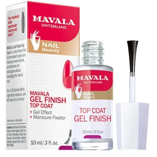 Mavala Nail Treatment Top Coat Gel Finish 10ml