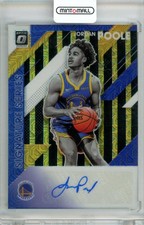 2019-20 Panini Donruss Optic Jordan Poole Signature Series Choice Black Gold 8 /