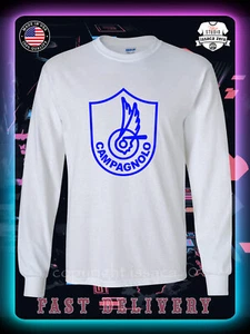 Neu Campagnolo Logo Herren Langarm T-Shirt American Issaca T-Shirt - Bild 1 von 12