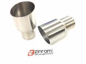 Tubo de escape de acero inoxidable Zinram tubos de escape Ø63,5 mm a Ø90 mm - Imagen 1 de 4