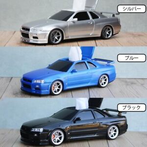 Nissan Skyline GT-R BNR34 Wet Tissue Case "Let us know which color you like."