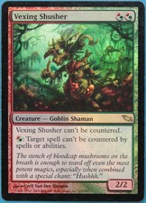 Vexing Shusher FOIL Shadowmoor PLD Red Green Rare MTG CARD (ID# 211046) ABUGames