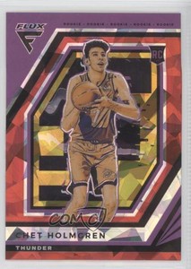 2022-23 Panini Flux Rookies Red Cracked Ice Prizm Chet Holmgren #243 Rookie RC