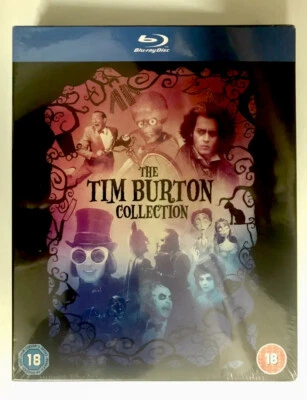 Tim Burton 8 Film Blu-Ray Collection Batman Beetlejuice Mars Attacks Charlie And - Image 1 of 4
