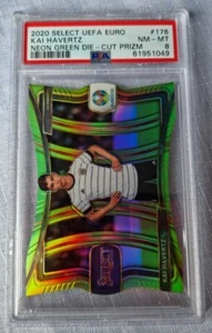 Kai Havertz 2020 UEFA Euro Prism Select Mezzanine Neon Green Die Cut PSA 8 - Bild 1 von 2