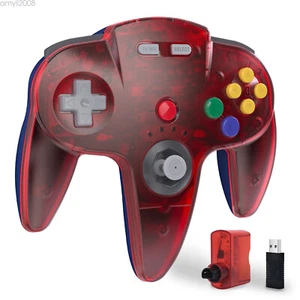 Wireless N64 Controller for Nintendo 64 Console PC Windows Switch w/ Rumble Pak - Picture 1 of 54