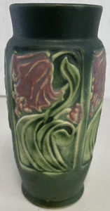 Jarrón de colección Roseville Pottery Rosecraft patrón ~6,25" - Imagen 1 de 9