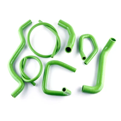 Ajuste Ford Falcon BA BF XR6 Turbo Tubo Silicona Radiador Refrigerante Calentador Manguera Verde Foto 1 de 4