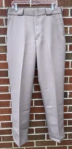 NWT VINTAGE FLYING CROSS BY FECHHEIMER TAN POLYESTER UNIFORM PANTS 38 x30 REG - Picture 1 of 6