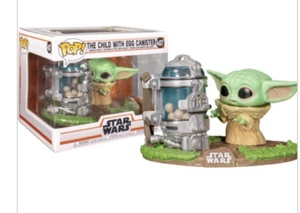 Star Wars Mandalorian Child Egg Canister Deluxe #407 POP Movie Vinyl Funko - Picture 1 of 8