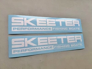 Skeeter Fishing Boats Decals SET OF 2 Vinyl Decal Stickers - Picture 1 of 5