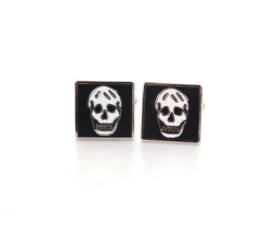ALEXANDER McQUEEN CLASSIC  SKULL CUFFLINKS PERFECT GIFT — 第 1/4 张图片