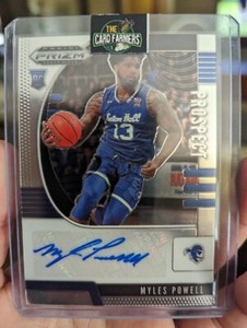 Myles Powell 2020-21 Panini Prizm Draft Picks Collegiate Prospect Autographs