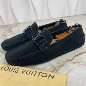 Louis Vuitton Monte Carlo LV Mokassins Blau Wildleder 7,5 LV 8,5 US 41,5 EUR - Bild 1 von 12