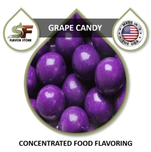 Grape Candy Food Flavor Drops Flavoring Concentrate - 1oz/30ml - SageFox - FL068 - Picture 1 of 3