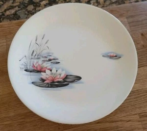 Vintage Alfred Meakin Water Lily Pond 25.5cm Dinner Plate Pattern 1950s Heritage - Picture 1 of 9