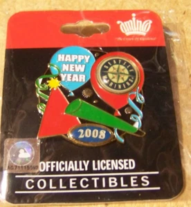 2008 Seattle Mariners Party New Year's lapel pin MLB - Picture 1 of 3