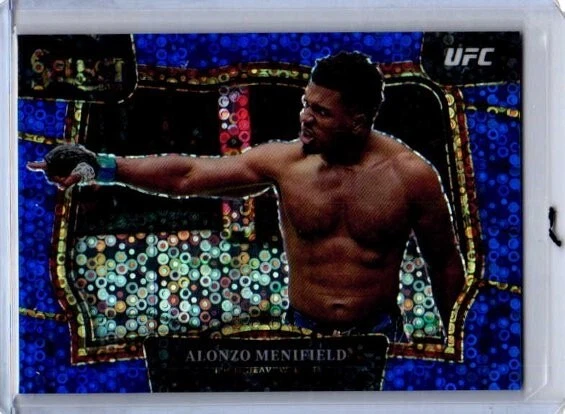 2023 Panini Select UFC - Octagonside  Red Disco Prizm #282 Alonzo Menifield /99 - Image 1 of 2