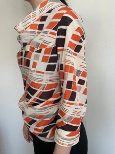Junya Watanabe Comme Des Garcons Back Button Blouse Retro Style Made in Japan - Picture 1 of 9