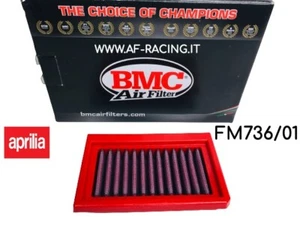 FILTRO ARIA BMC APRILIA RS4 50 125 RX 125 TUONO DERBI GPR50 125 FB MONDIAL 125 - Foto 1 di 1