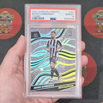 2020 Panini​ Revolution​ Bruno Guimaraes RC Cosmic /25 PSA10 - Image 1 of 3