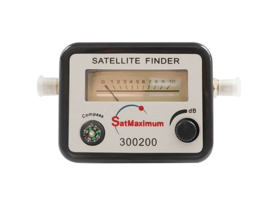 Analog Satellite Signal Finder Meter with Compass - Strength Detector - Image 1 of 4