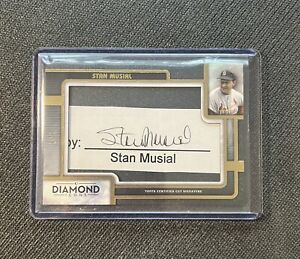 2023 Topps Diamond Icons Stan Musial Cut Autograph 1/4 CS-SM