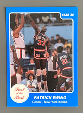 1986 Star #7 Patrick Ewing Rookie Best Of The Best NM Or Better