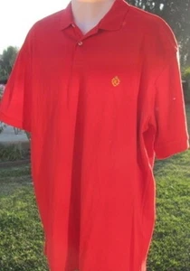 RALPH LAUREN POLO Golf Shirt Red LARGE Rugby Casual - Imagen 1 de 4