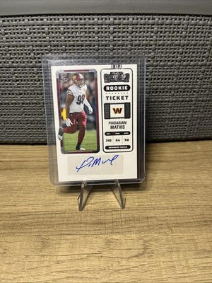 2022 Panini Contenders - Rookie Ticket Phidarian Mathis #170 (AU, RC) - Image 1 of 2