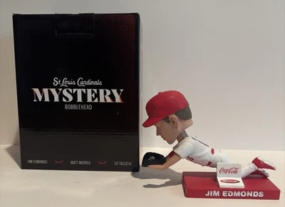TOTALMENTE NUEVO Cardenales de San Luis Jim Edmonds SGA 2004 Mystery Bobblehead 2024 Foto 1 de 4