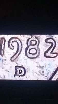 1982 D Penny Bronze And Copper 3.1 Grams And Small Date Good - Image 1 of 4