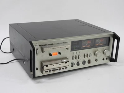 Mitsubishi DT-40S Vintage 3 cabezales estéreo Cassette Deck (los metros funcionan, leer) Foto 1 de 4
