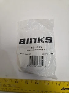 Binks 83-1823 Brass DM Nipple 1/2 - Picture 1 of 3