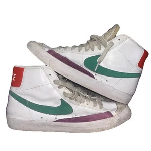 Nike Blazer Mid 77 Vintage Damen-Sneaker weiß grün fuchsia Größe 11 US - Bild 1 von 8