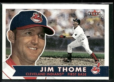 Fleer Tradition 2001 Jim Thome #162 Cleveland Indians Foto 1 de 2